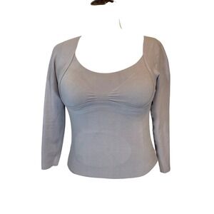 Postpartum shapewear bra top with built in bust cups Lavender Size 16